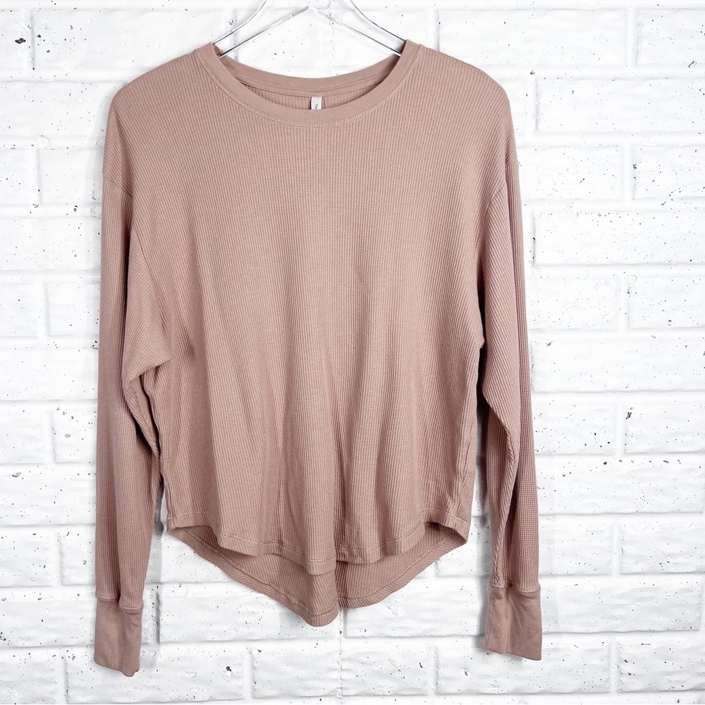 THE GROUP BABATON long sleeve Crewneck waffle knit shirt | Women’s XS